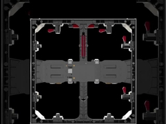 500×500×68mm tanto interior como exterior Caixa de LED de alumínio de fundição a óleo