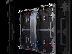 Tanto interior como exterior de alumínio cabine trajes para 288 * 288mm LED módulo de exibição LED