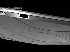 Gabinetes de alumínio internos de 600*337,5*30mm adequados para módulos de tela LED de 300*168,7mm