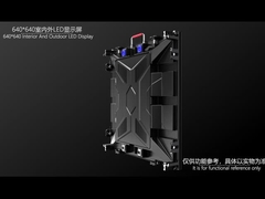 Tanto gabinetes de alumínio internos quanto externos de 640*640*61,5mm são adequados para módulos de tela LED de 320*160mm