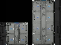 Armários de 500mm*500mm e 500mm*1000mm adequados para módulos de tela LED de 250mm*250mm