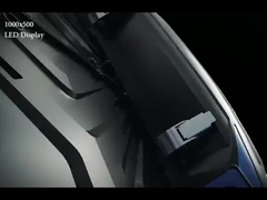 P3.91 Armário de alumínio de 1000 mm*500 mm*69 mm, tanto para interior como para exterior