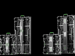 Gabinete de alumínio de 500mm*1000mm adequado para módulos de 250mm*250mm