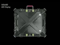 Estrutura do gabinete da tela LED de 640*480mm, frente 10S