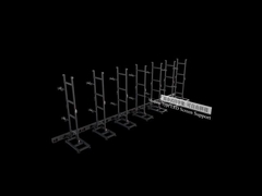 Aluguer de ecrã LED Instalação da base e do suporte 3 27s