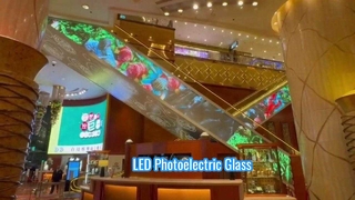 Vidro fotoelétrico LED para exterior