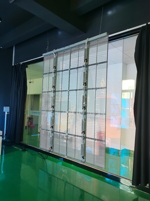 Display de LED 75% transparente Espaço de instalação interno/externo
