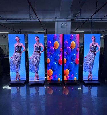 Player de Vídeo Publicitário em Poster com Display LED Indoor HD Full Color P1.25 P1.538 P1.86 P2 P2.5 P3