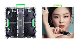 P3.91 Armário de alumínio de fundição a pressão de alta resolução Display LED de aluguer interior