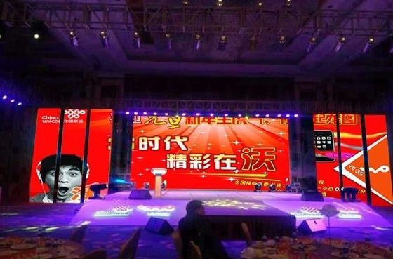 7680HZ P4.81mm Modulo de Ecrã Eletrônico LED 1R1G1B Digital Led Billboard