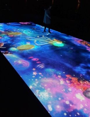 LONGDA Durável P2.976 Painéis de Piso de Dança LED Display Module SMD1415 Para Sala de Exposições
