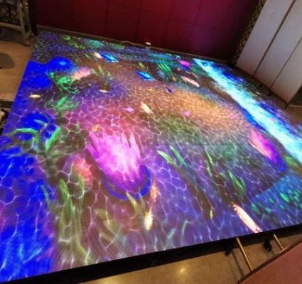 Painéis de Piso de Dança LED para Shows Econômicos Novastar 14 bits