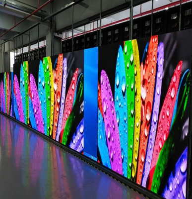 Painel de parede video 3.91mm internos da tela do contexto da fase do diodo emissor de luz de P3.91 HD