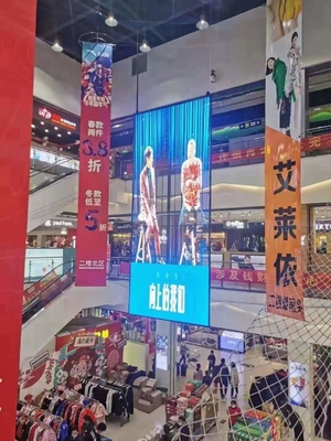 Display de LED 75% transparente Espaço de instalação interno/externo