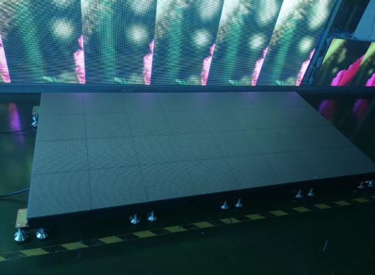 DMX Control LED Screen Floor Tiles Indoor / Outdoor Material de liga de alumínio de alta qualidade