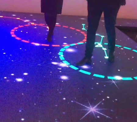 DMX Control LED Screen Floor Tiles Indoor / Outdoor Material de liga de alumínio de alta qualidade
