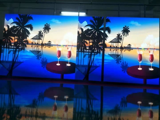 6500K Indoor Full Color LED Display Com Refresh Rate 1920Hz - 3840Hz