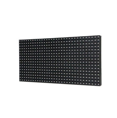 Display LED externo de alta resolução, fixado na parede, com consumo máximo de energia de 800 W/m2