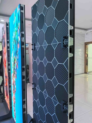 Tela LED de pôster dobrável P2.5 interna HD para parede de vídeo de shopping