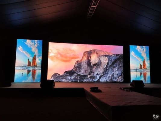 Da tela de bastidores video alugado do diodo emissor de luz dos eventos da parede da cor completa P3.91 exterior interno