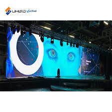 Ângulo de visão largo video conduzido alugado da parede 3840hz da exposição de 500 x de 500mm