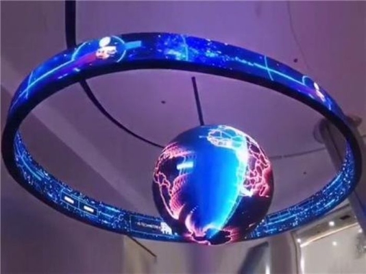 P1.86 Display Cabinet de LED suave 2800 ~ 3840 HZ Módulo flexível