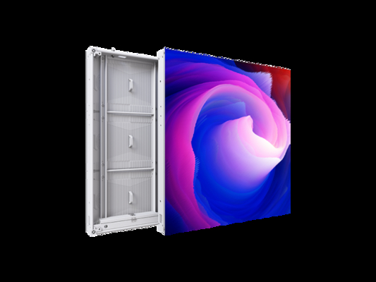 Display LED RGB para aluguel externo P6.67, alta luminosidade, economia de energia, cores completas, com estrutura inferior em alumínio