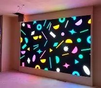 Painel de LED de alta resolução P0.9375 Rgb para interior, parede de vídeo LED fixa