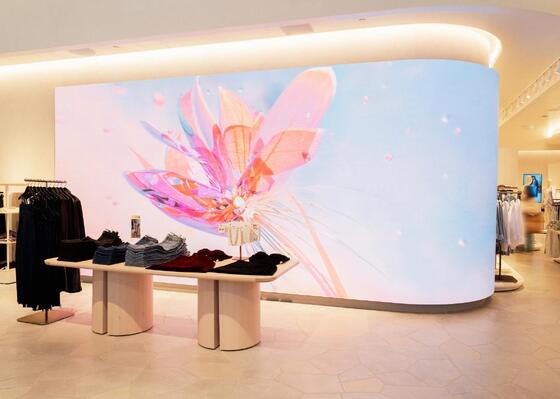 P1.538 Parede de vídeo LED curvado RGB Indoor Full Color LED Display 3840Hz