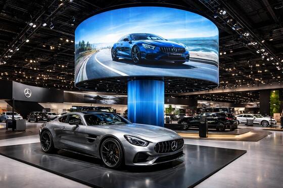P1.538 Parede de vídeo LED curvado RGB Indoor Full Color LED Display 3840Hz