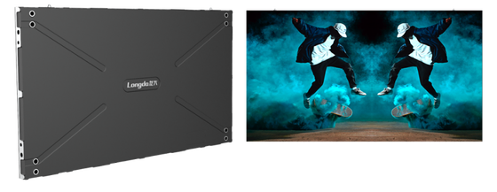 Longda RGB3IN1 Display Led de Pitch Pequeno Ultrafinho P0.9 P1.25 P1.5 P1.8 Excelente Efeito Visual