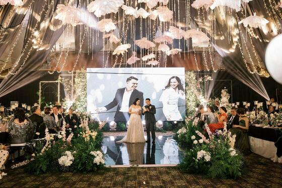 A tela conduzida DJ do casamento impermeável de PH4.81mm conduziu a exposição 1R1G1B ISO9001