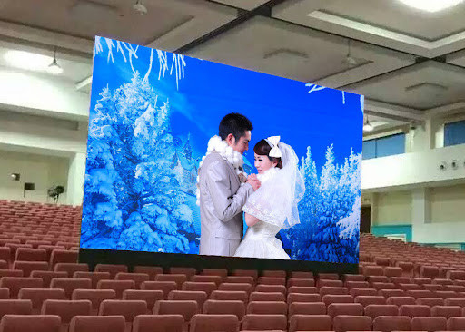 a fase de 4500cd AC90V conduziu a distância de visão do casamento 80m do contexto da tela