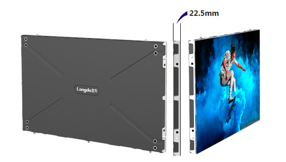 Conferência Ultrathin armário conduzido curvado da parede 108in 216in 22.5mm da exposição