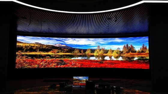 Ângulo de visão largo video conduzido alugado da parede 3840hz da exposição de 500 x de 500mm