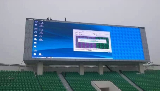 Módulo da tela conduzida de AC220V P8 6500cd/M2 para a propaganda de construção exterior