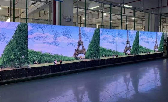 7680HZ P4.81mm Modulo de Ecrã Eletrônico LED 1R1G1B Digital Led Billboard