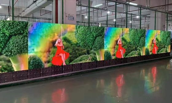7680HZ P4.81mm Modulo de Ecrã Eletrônico LED 1R1G1B Digital Led Billboard