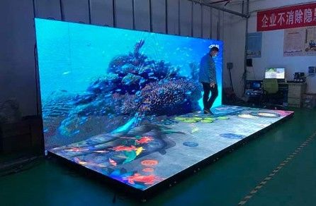 Painéis de Piso de Dança LED para Shows Econômicos Novastar 14 bits