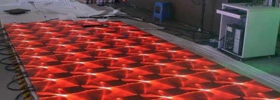 O disco iluminou a distância alugado de opinião do M2 250*250mm 40m dos pixéis de Dance Floor 43222