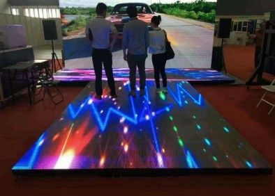 O diodo emissor de luz Dance Floor da varredura da cor completa 1/10 indica os pontos M2 de W40*H40dots 25600