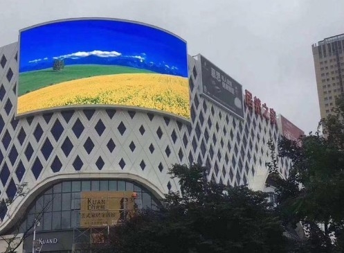 Liga video conduzida flexível do magnésio da parede do estádio P10