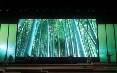 Tela de LED para palco suspensa de 65536 pontos/m², display SMD RGB 3 em 1