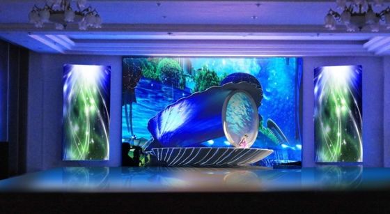 Tela de LED para palco suspensa de 65536 pontos/m², display SMD RGB 3 em 1