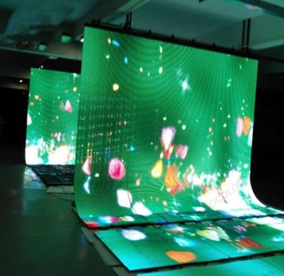 Módulo Flexível de LED RGB Tela Display Parede de Vídeo 600nits a 800nits