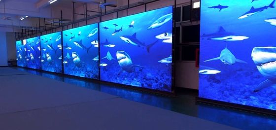 P1.86 LED de Pixel Pequeno Espessura Leve Gabinete LED Aplicação para Exibição de Museu