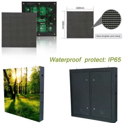 Economia de energia, alta taxa de atualização LED exterior paredes de vídeo brilho 3000-12000nits IP65 LED display