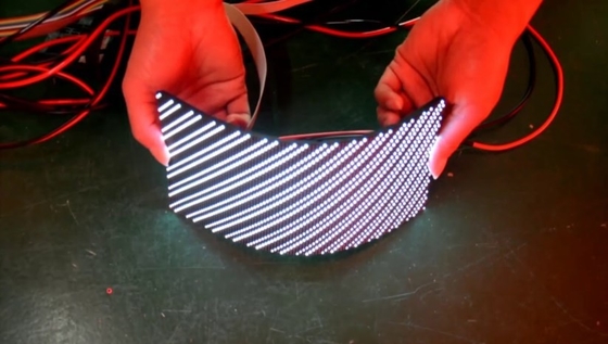 exposição conduzida dobrável flexível 1200Hz do módulo P4 do diodo emissor de luz de 240 * de 120mm