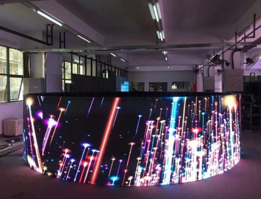 Módulo video conduzido flexível fino da parede da tela de exposição PH2.5mm de Longda Meanwell