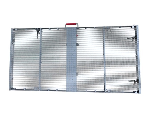 220W/ M2 da exposição transparente 5000nits 7.8mm do diodo emissor de luz Mesh Screen Outdoor Glass Window